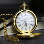 Personalized Engraved Gold Pocket Fob Watch