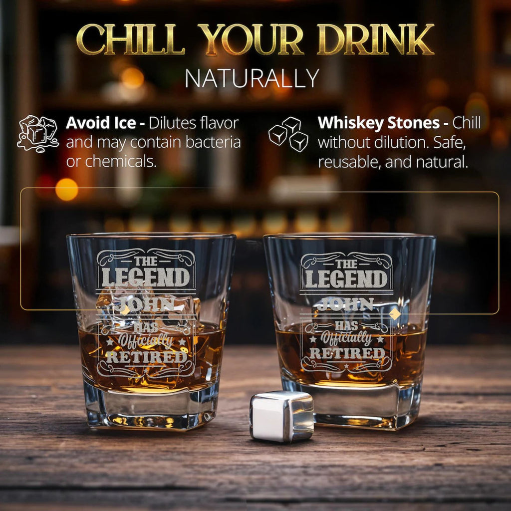 Custom Retirement Whiskey Decanter