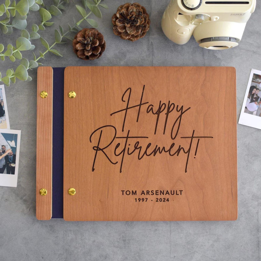 Happy Retirement Memory Book