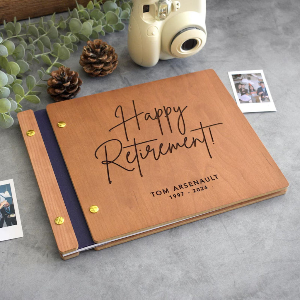 Happy Retirement Memory Book