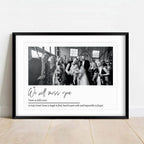Personalized Work Leaving Gift Print