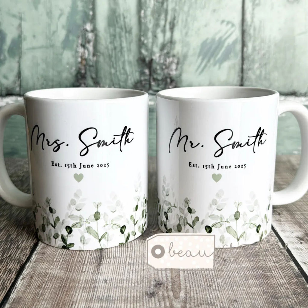 Personalized Mr & Mrs Mug