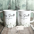 Personalized Mr & Mrs Mug
