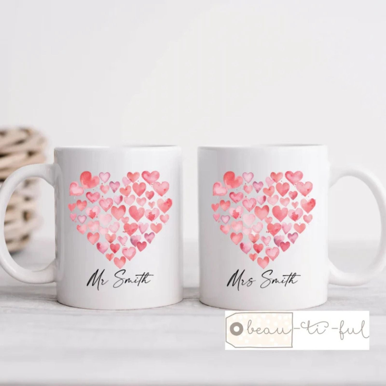 Personalized Mr & Mrs Mug