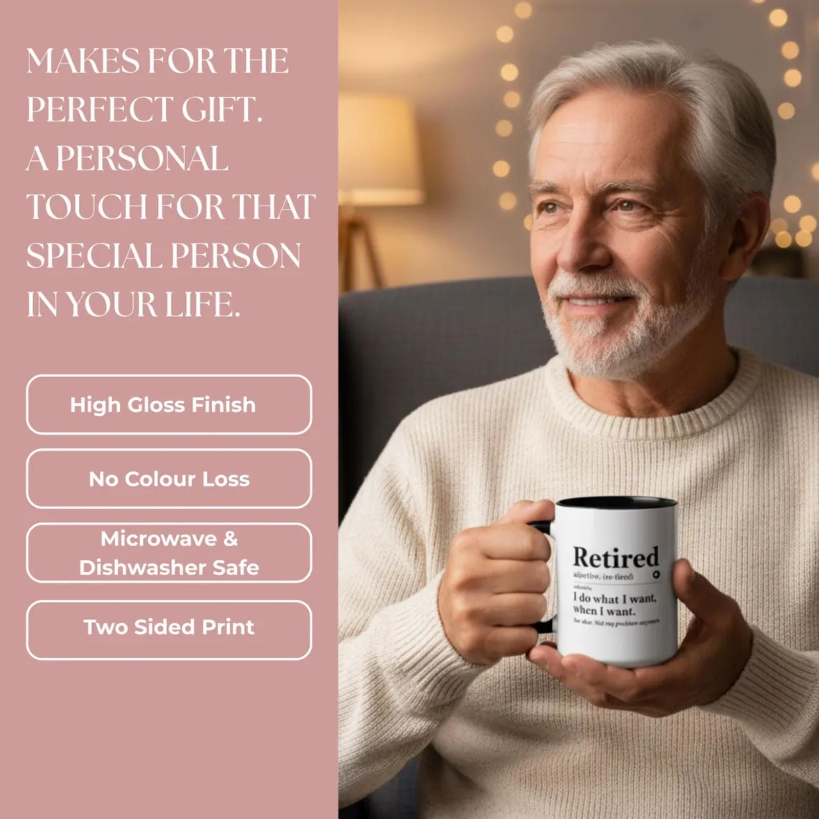 Personalized Retirement Definition Mug
