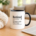 Personalized Retirement Definition Mug