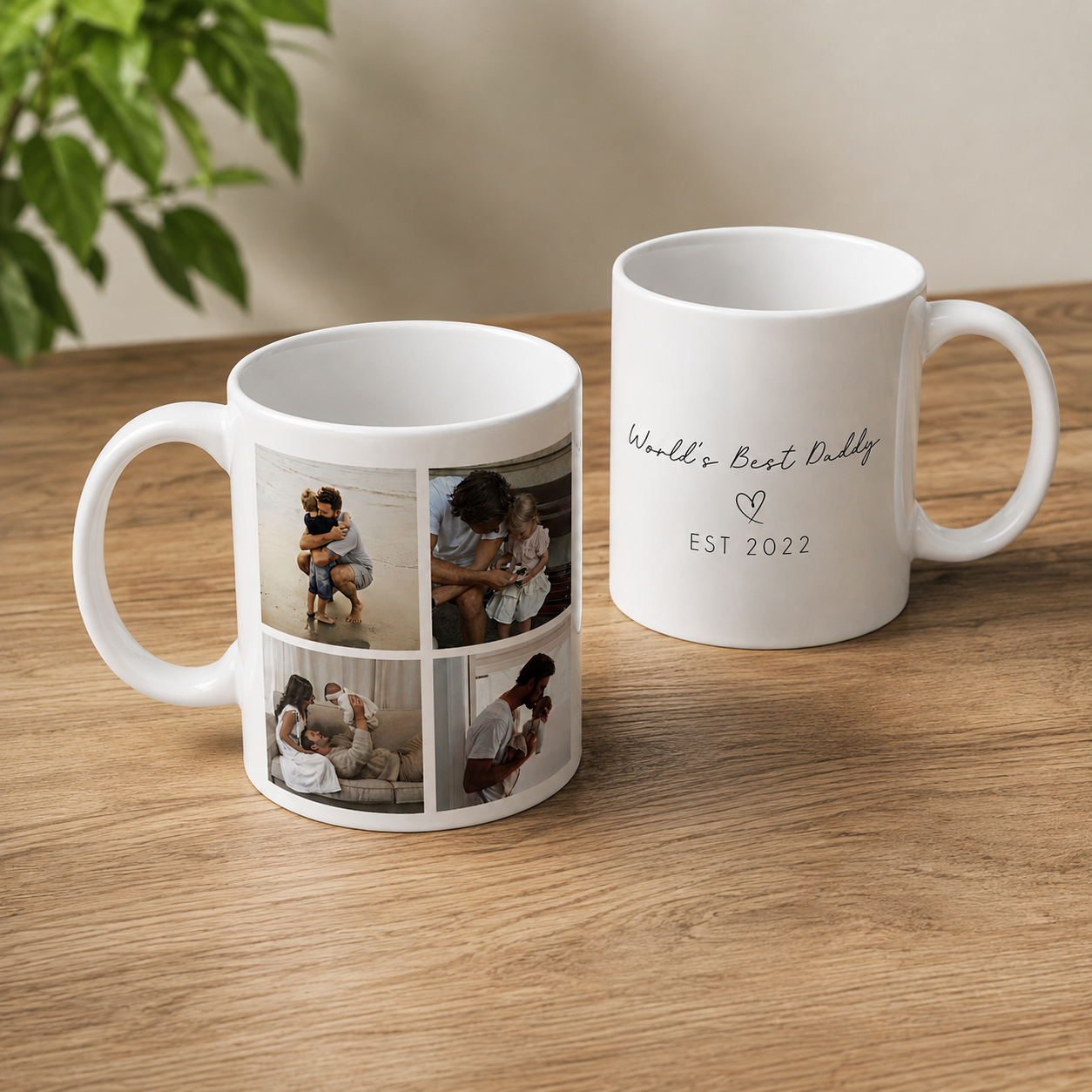World's Best Daddy Photo Mug