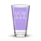 Personalized 3 Medal Branch Service Pint Glass