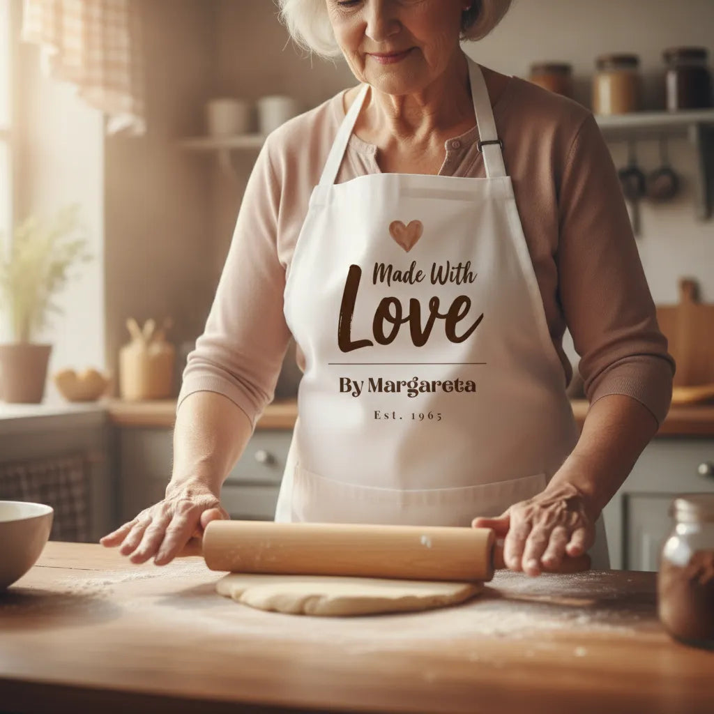 Adult Apron (AOP) Made with Love