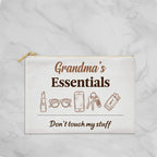 Fabric Zippered Pouch Large - Grandma's Essentials