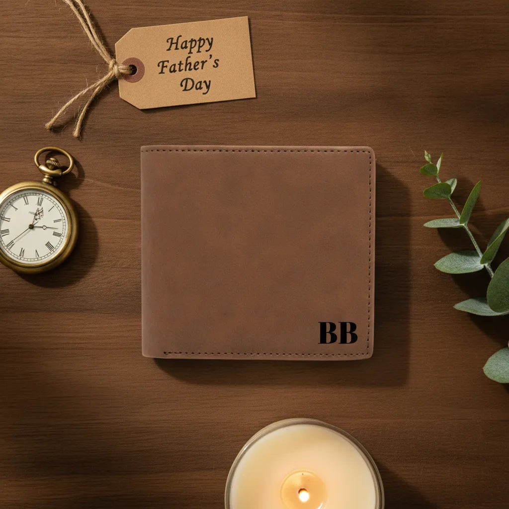 Name Initials Bifold Wallet