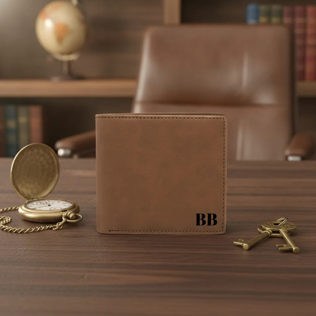 Name Initials Bifold Wallet