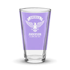 America Ribbon Navy Eagle Pint Glass