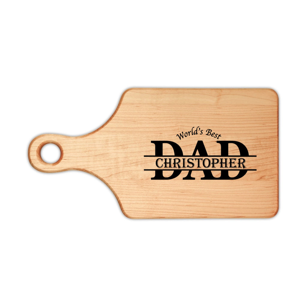World's Best Dad Personalized Cutting Board