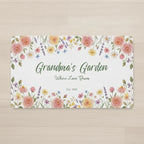 Polyester Doormat Grandma's Garden