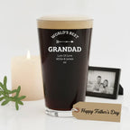 World's Best Grandpa Personalized Pint Glass