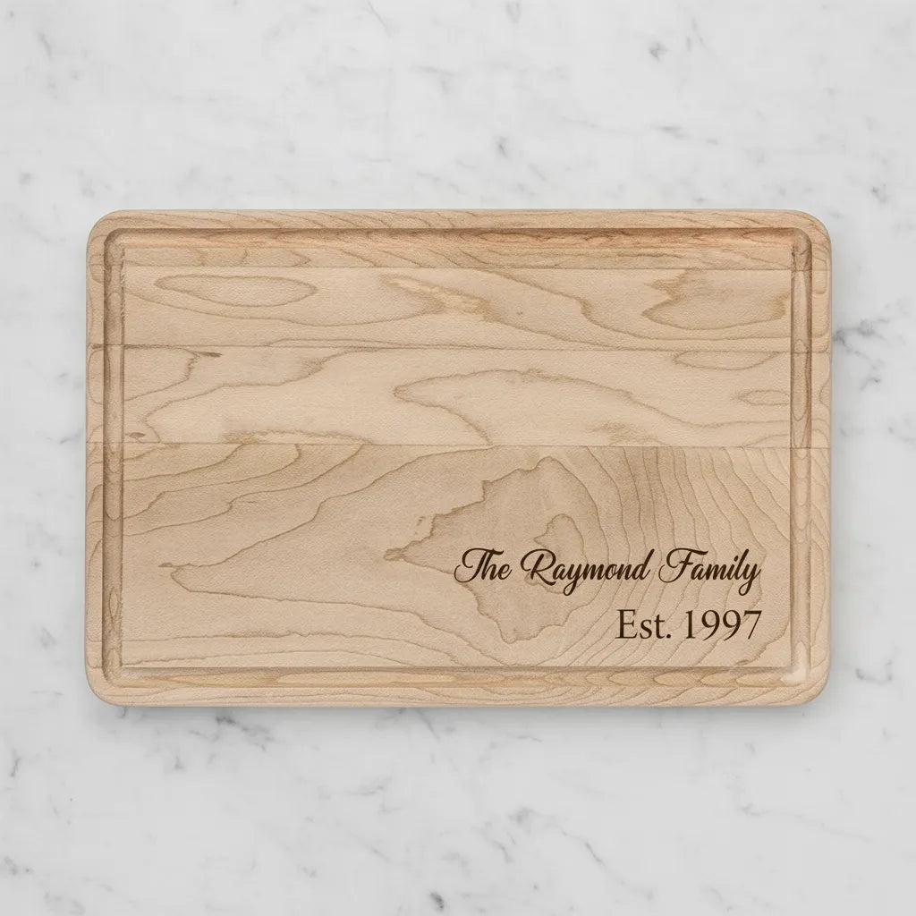 Personalized Family Surname Cutting Board