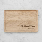 Personalized Family Surname Cutting Board