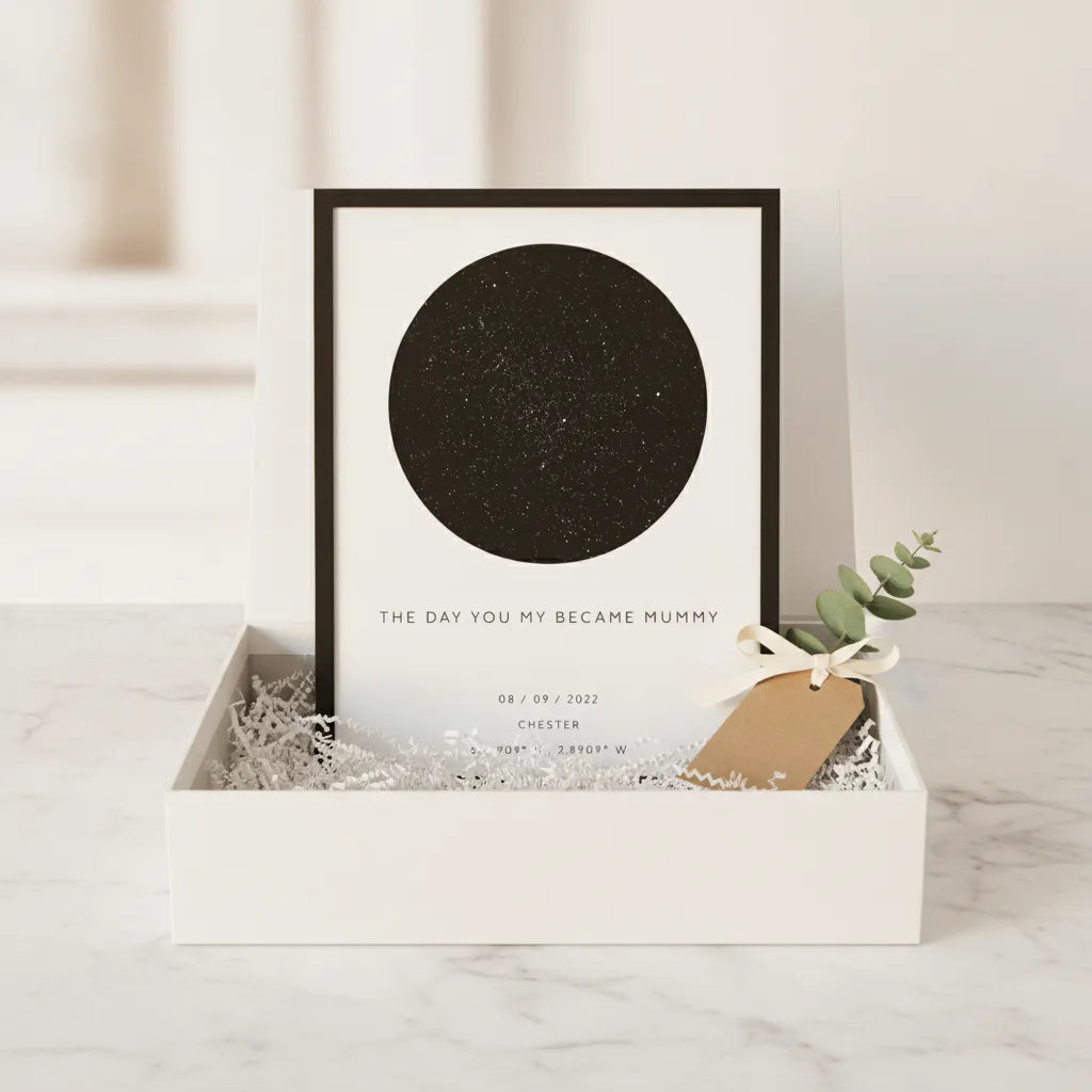 The Day You Became My Mummy Paper Frame Vertical