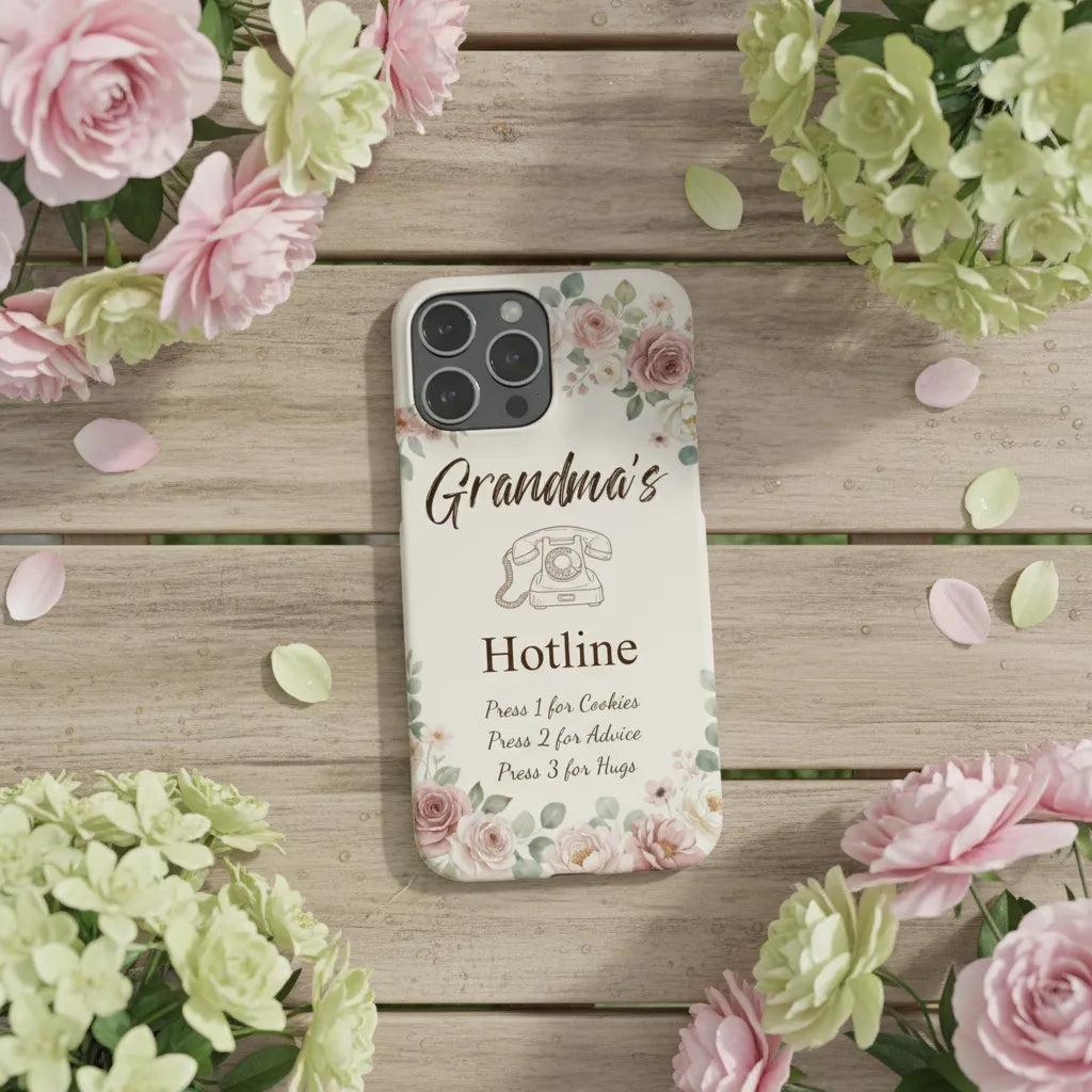 Slim Phone Cases Grandma's Hotline