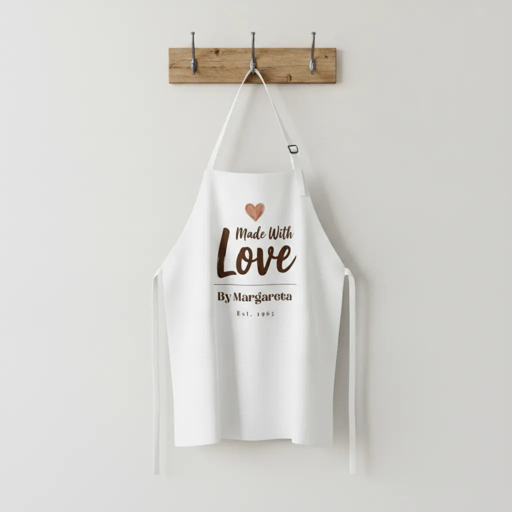 Adult Apron (AOP) Made with Love