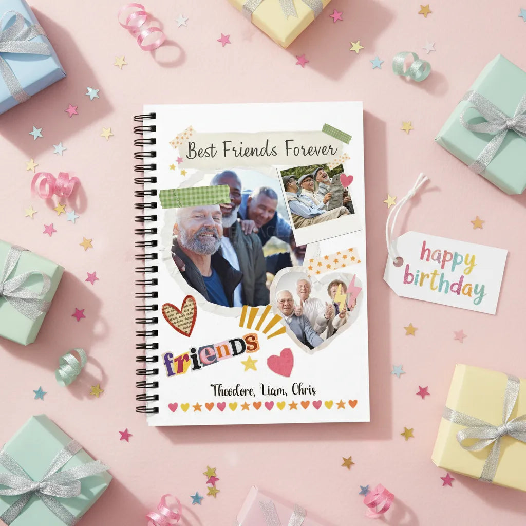Spiral Notebook Friends correct version