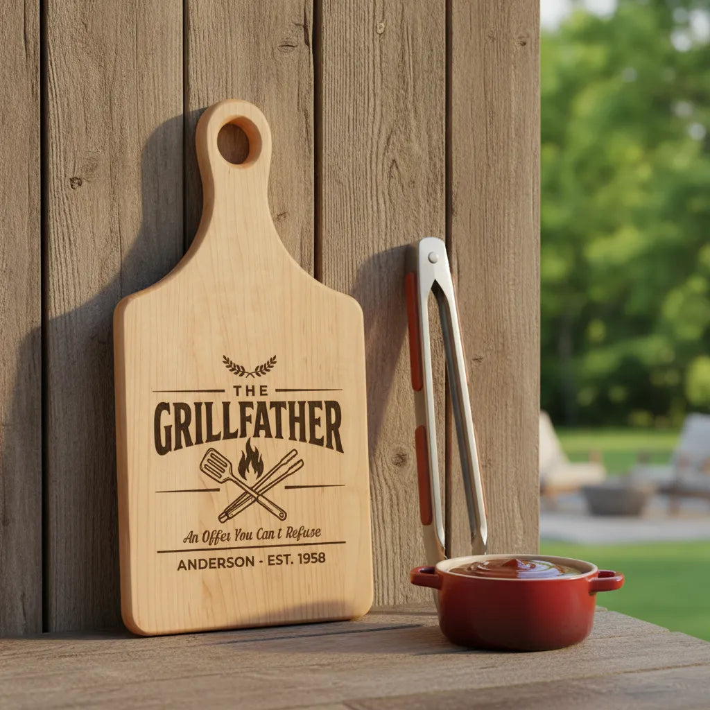 The Grillfather Personalized Cutting Board