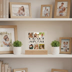 Acrylic Square Plaque (Mom, I/We Love You)