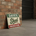 Personalized Shed Sign for Dad