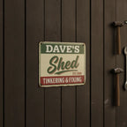 Personalized Shed Sign for Dad