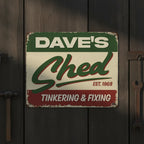 Personalized Shed Sign for Dad