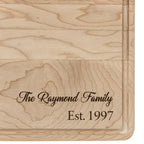 Personalized Family Surname Cutting Board