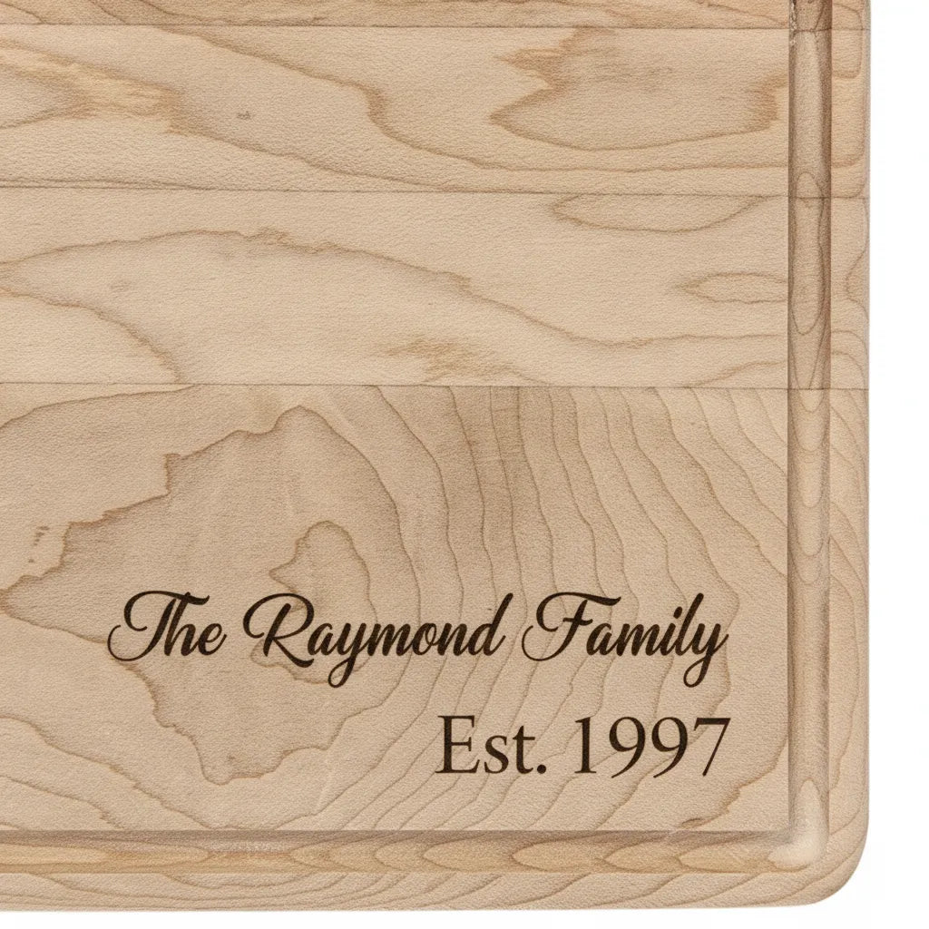 Personalized Family Surname Cutting Board