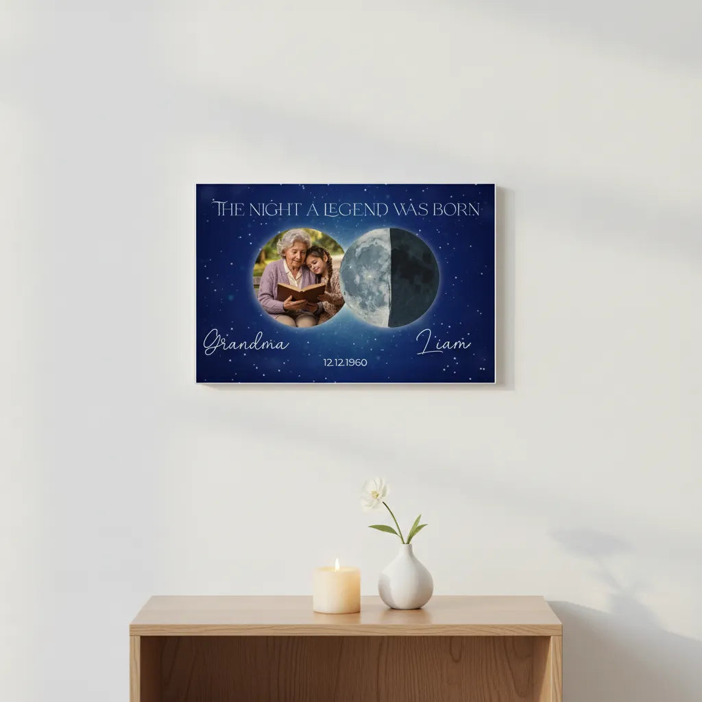 The Night a Legend Was Born - Grandma Canvas