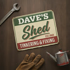 Personalized Shed Sign for Dad