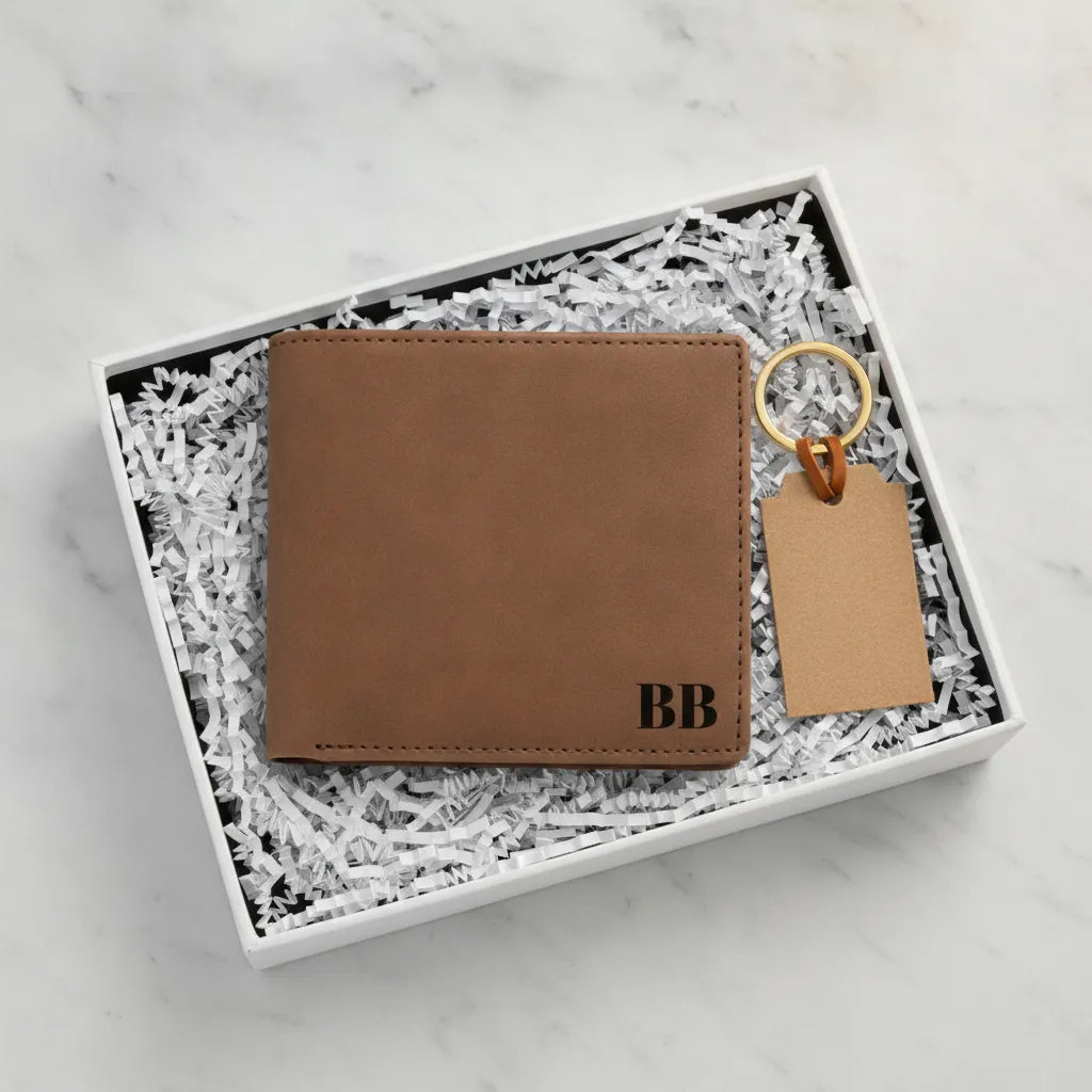Name Initials Bifold Wallet