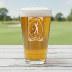 The Golfer Personalized Pint Glass