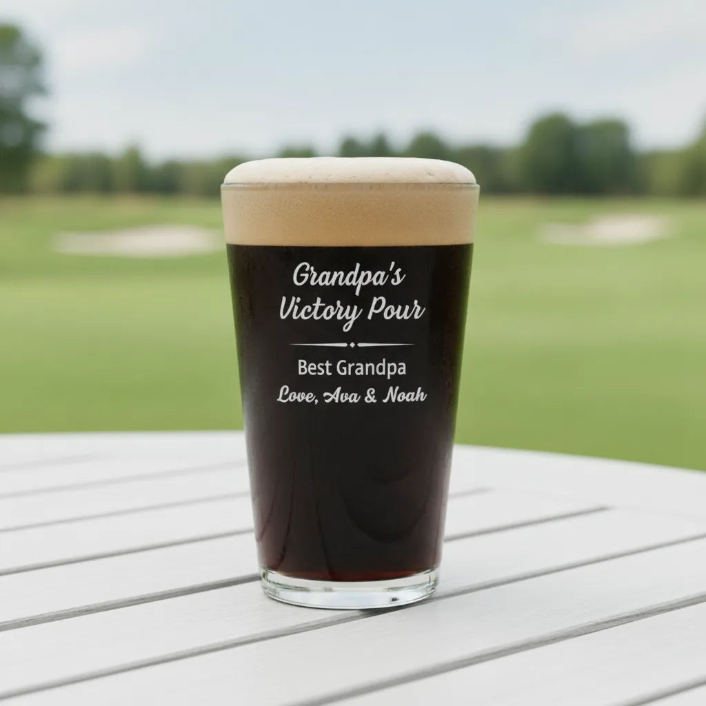 19th Hole Legend Personalized Golf Pint Glass