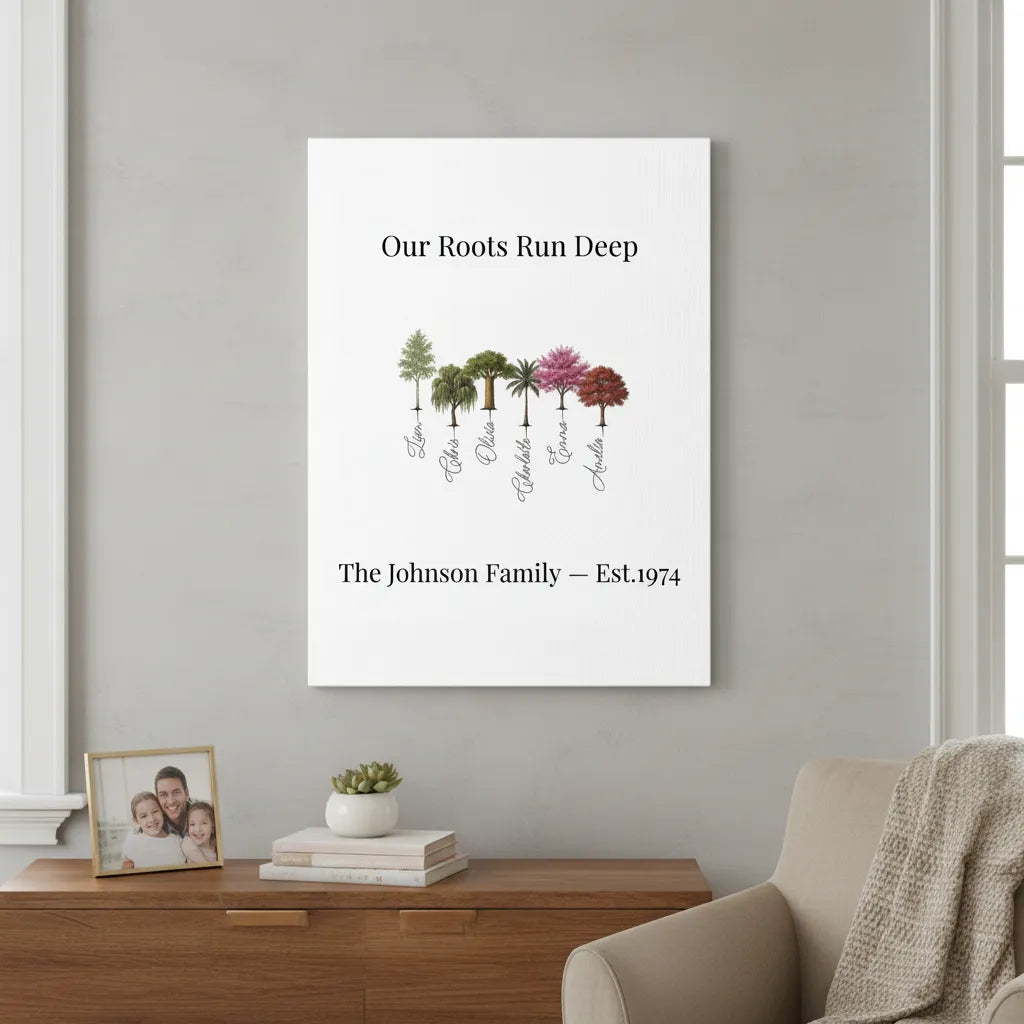 Classic Canvas family tree