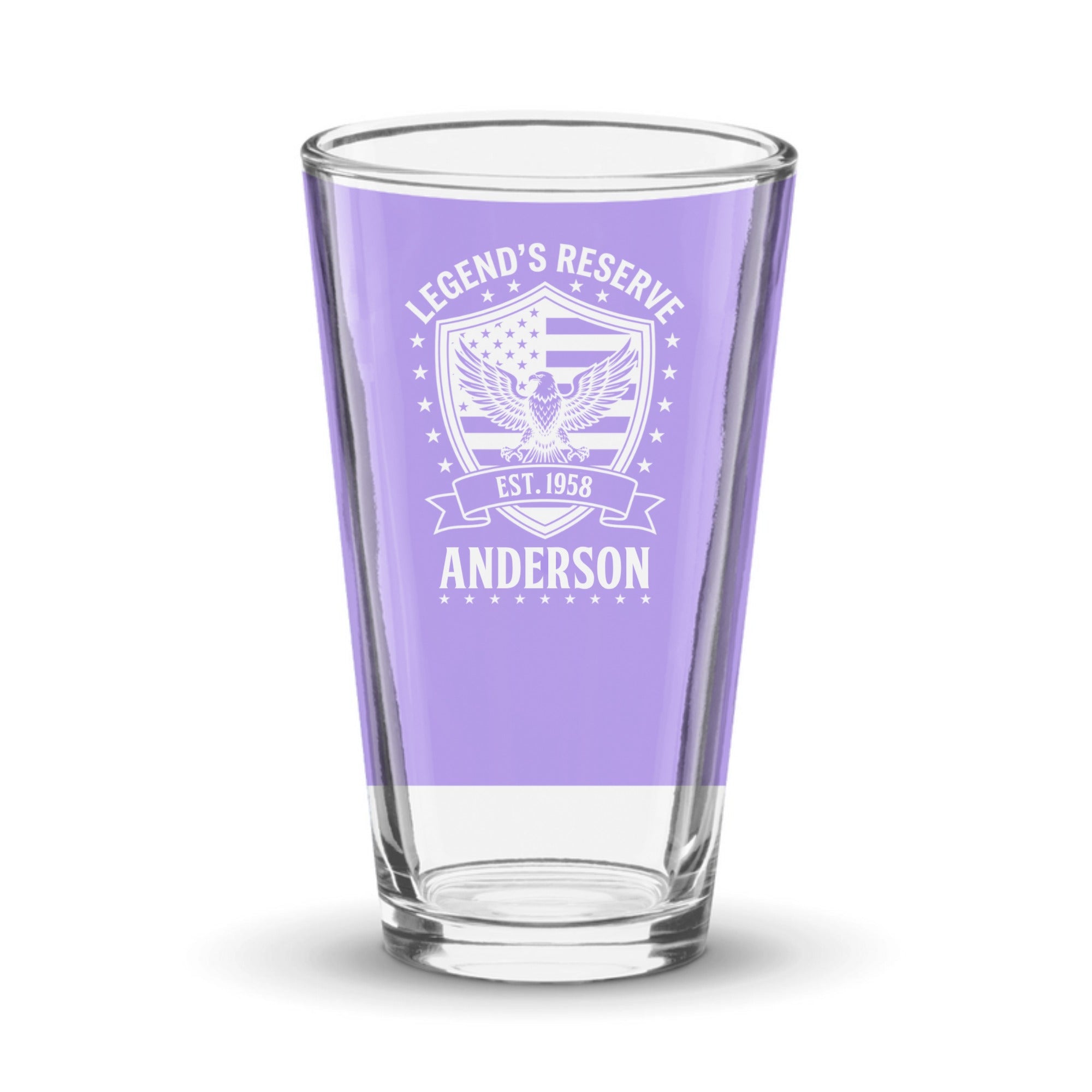 Legend's Reserve Personalized Pint Glass
