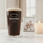 World's Best Grandpa Personalized Pint Glass