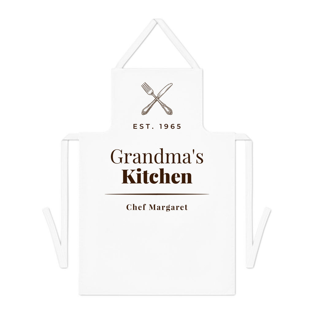 Adult Apron (AOP) grandma's kitchen
