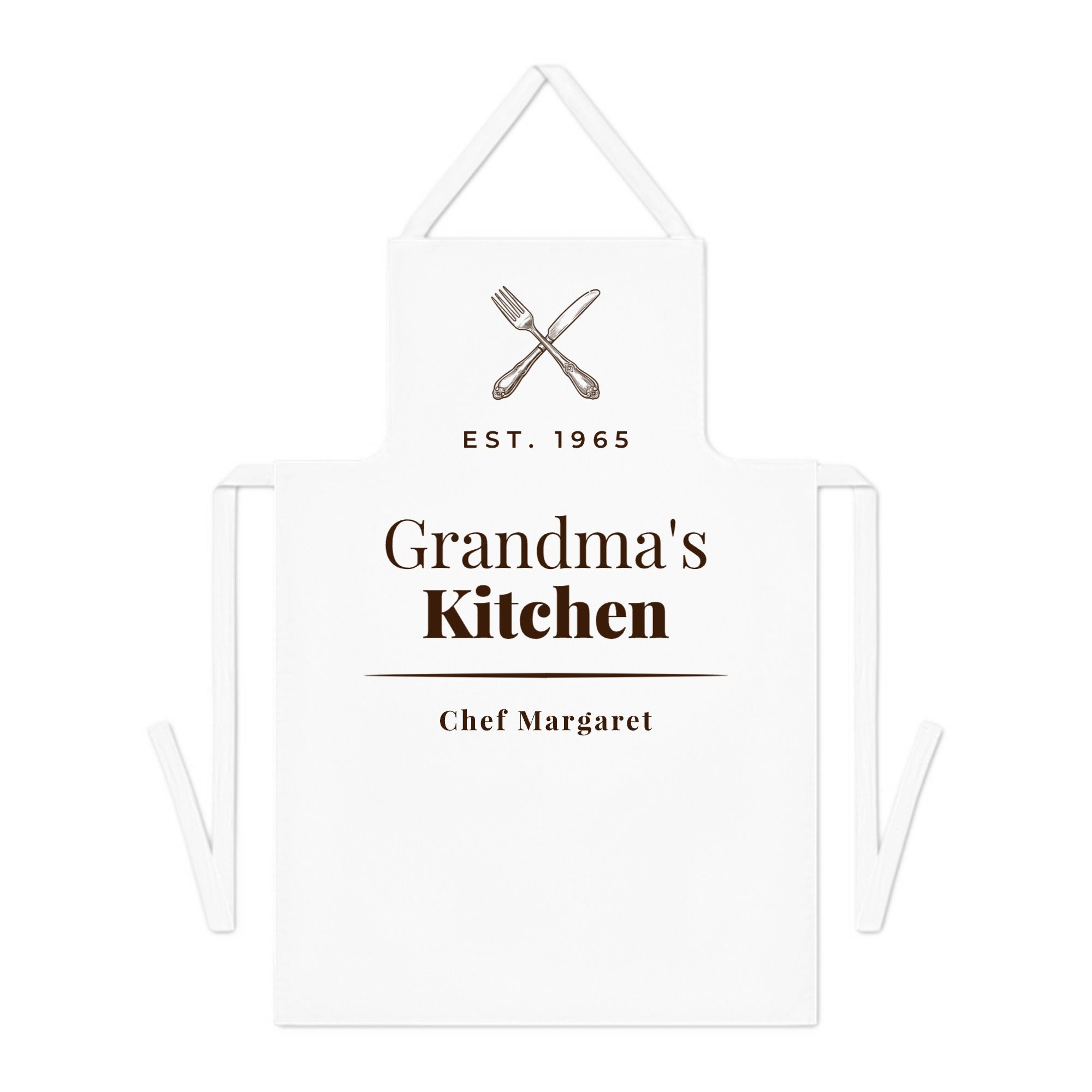 Adult Apron (AOP) grandma's kitchen