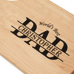 World's Best Dad Personalized Cutting Board