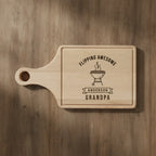 Flipping Awesome Personalized BBQ Cutting Board