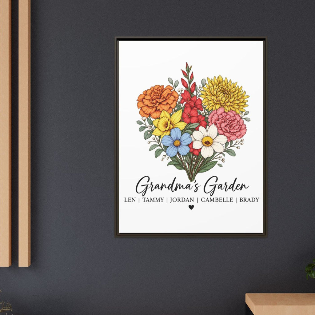 Grandma's Garden Birth Flower Sign