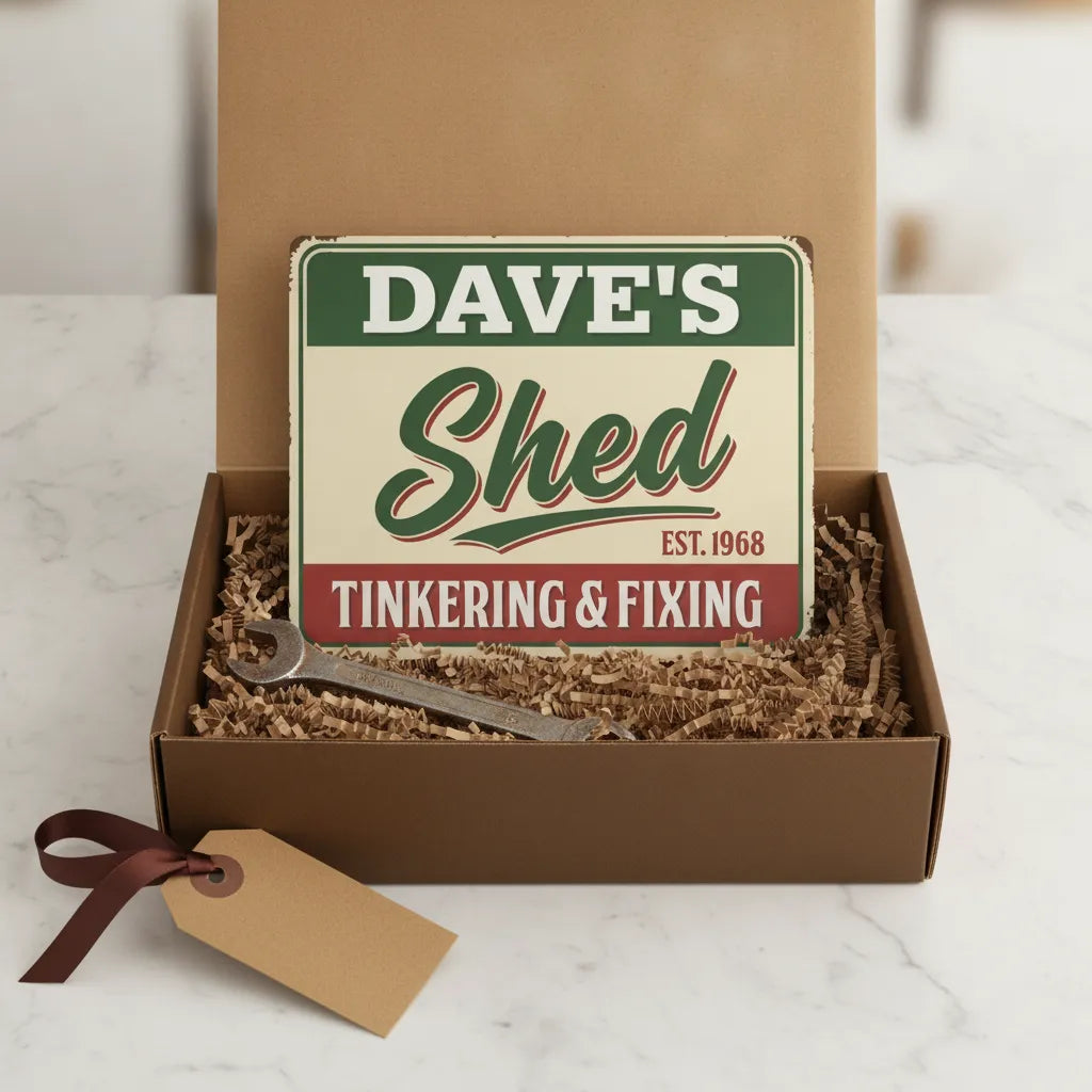 Personalized Shed Sign for Dad