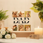 Dad we love you - Acrylic Square Plaque