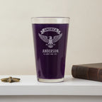 America Ribbon Navy Eagle Pint Glass