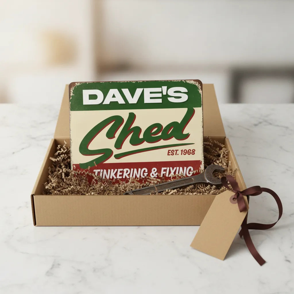 Personalized Shed Sign for Dad